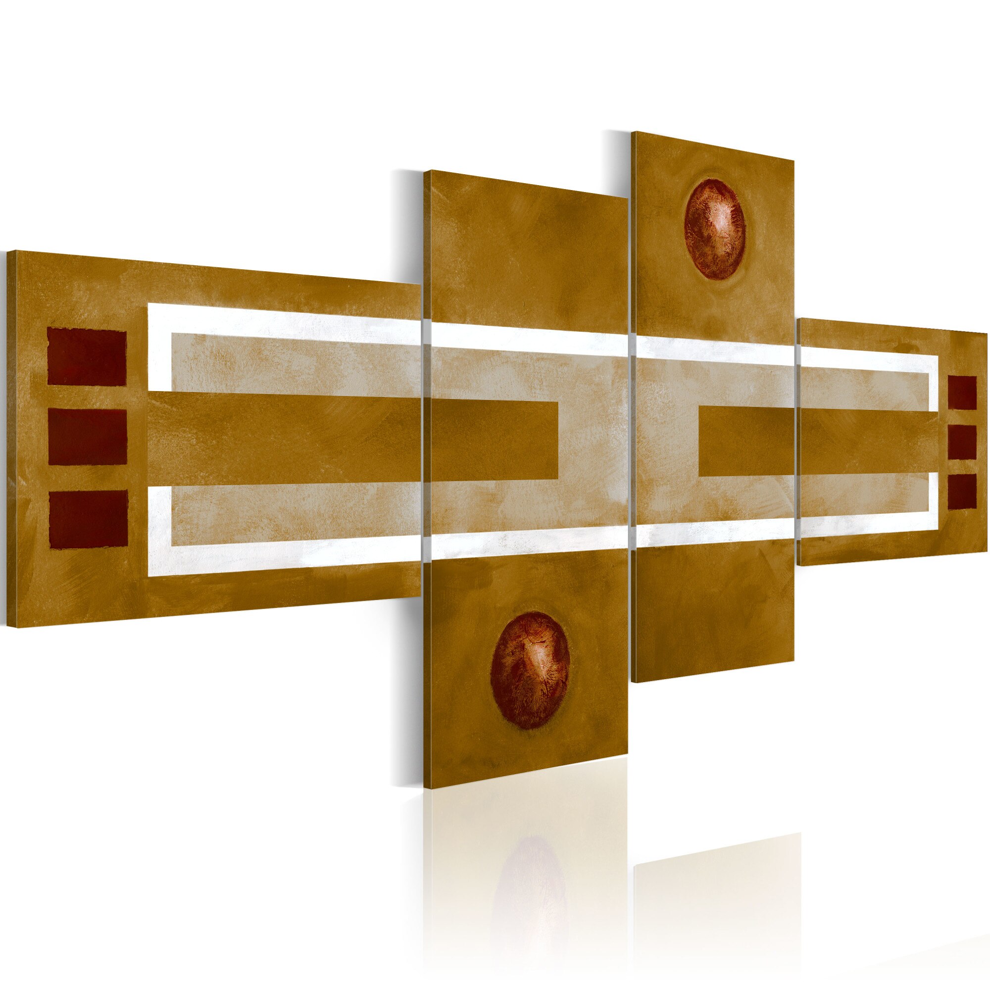 Tablou canvas 4 piese - Sienna - 200x90 cm