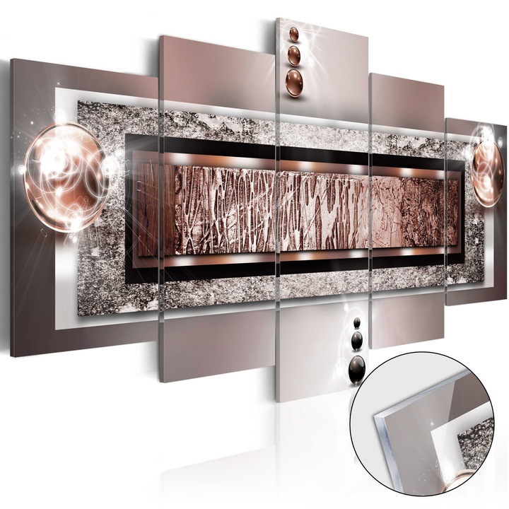 Imagine pe sticla acrilica - Autumnal Dream - Tablou 5 piese - 200 x 100 cm