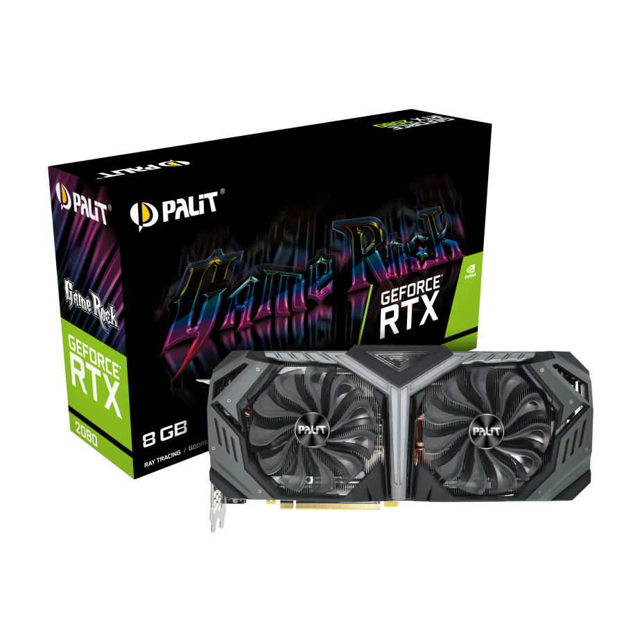 【早い者勝ち】PALIT GeForce RTX 2080 GameRock Placa video Palit RTX 2080 GameRock, 8GB, 256-bit - eMAG.ro