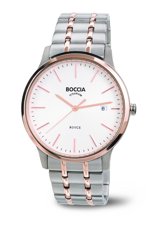 Ceas Boccia Titanium barbatesc 3582-03 bicolor