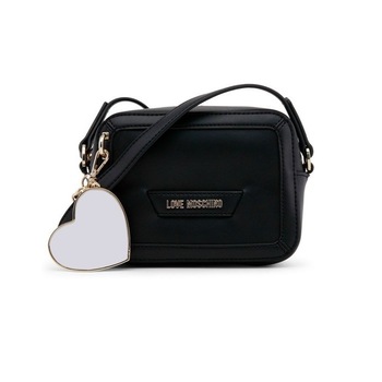 Geanta clutch Love Moschino, piele sintetica, Negru Geanta clutch Love Moschino, piele sintetica, Negru