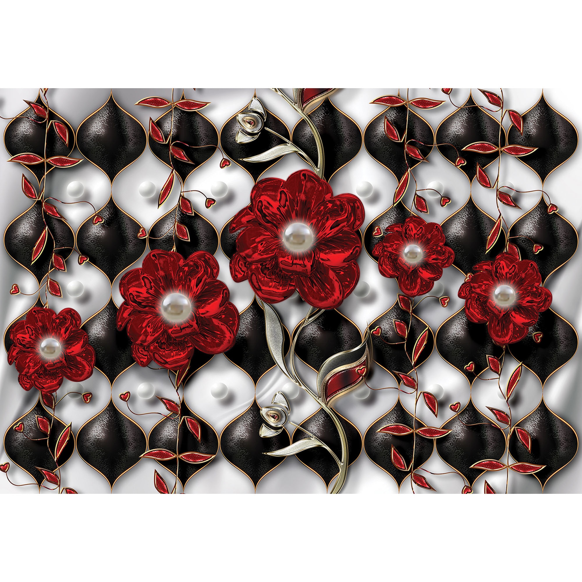 Fototapet DEGRETS 83491Diamant colorat 1 3D 254x368cm