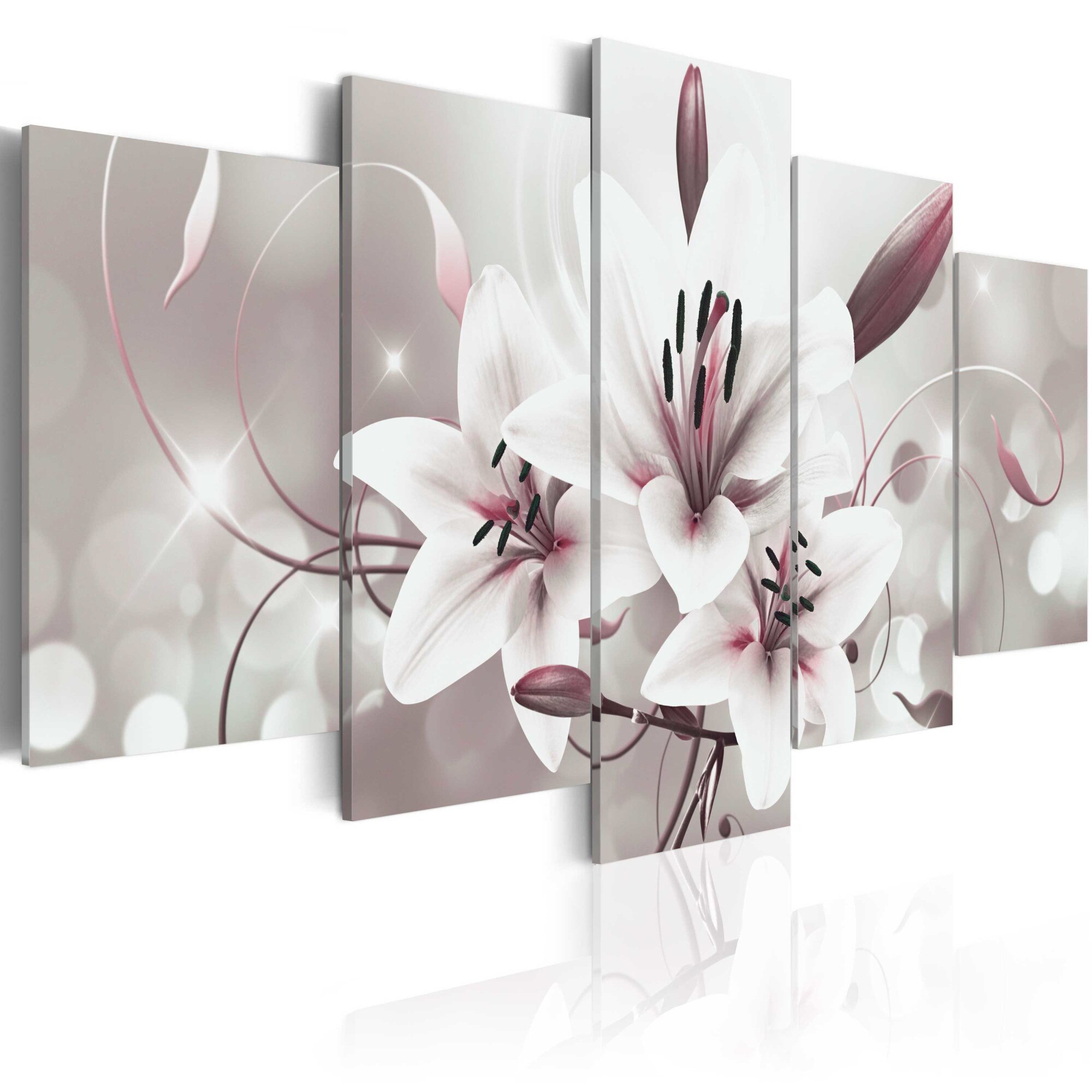 Tablou canvas 5 piese - Simbol al nevinovatiei - 100x50 cm