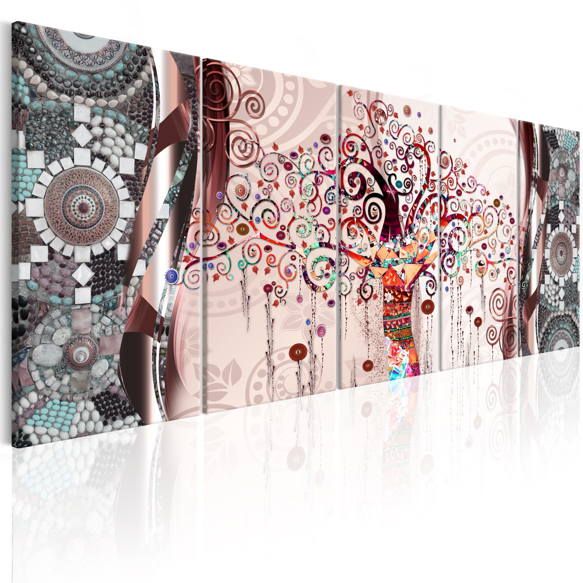 Tablou canvas 5 piese - Arbore impresionant - 200x80 cm