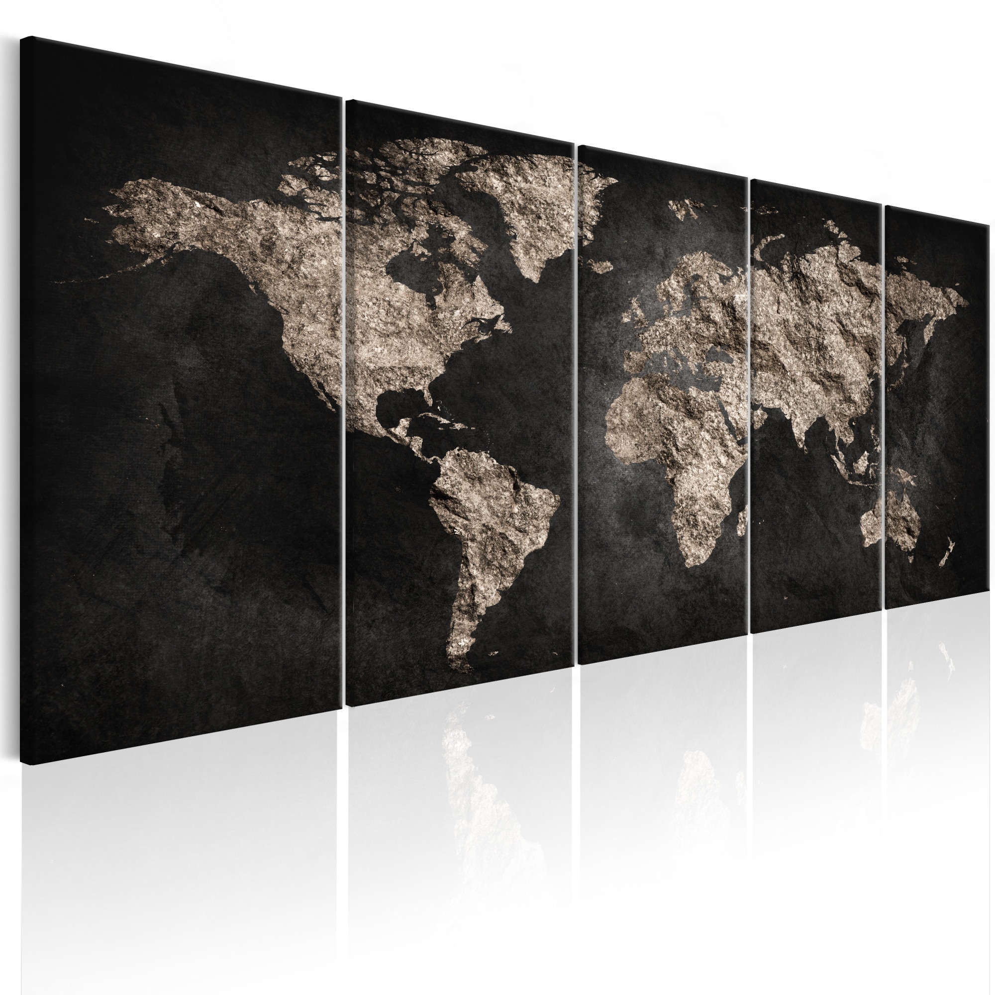 Tablou canvas 5 piese - Lumea plina de secrete I - 200x80 cm