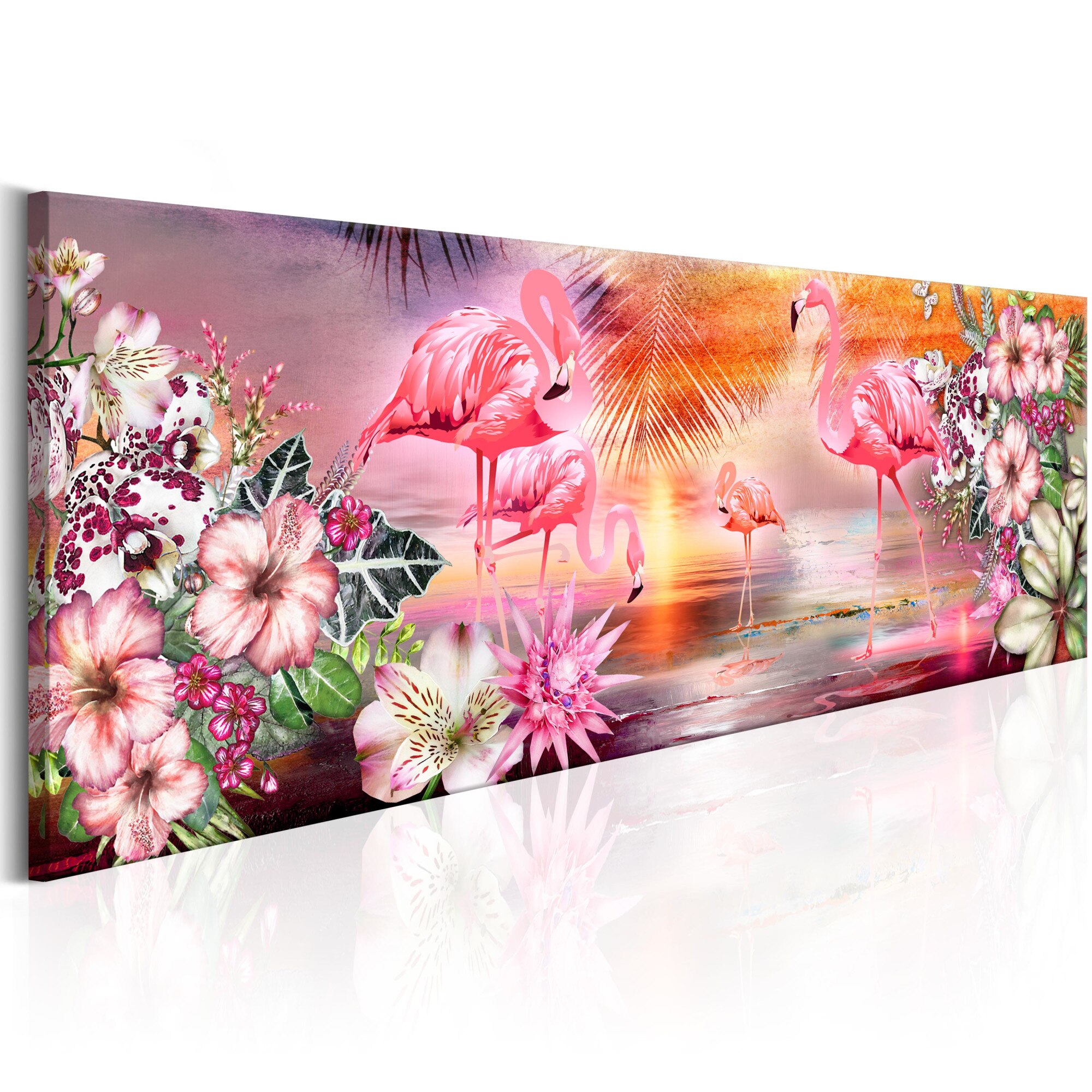 Tablou canvas - Orasul Flamingoes - 120x40 cm