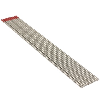 Electrozi wolfram tungsten WT20 Rosu, 1.0x175 mm, set 10 bucati Electrozi wolfram tungsten WT20 Rosu, 1.0x175 mm, set 10 bucati