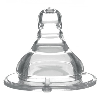 Tetina anticolici pentru biberoane cu gat larg BabyOno 1207, Transparent 6+ luni Tetina anticolici pentru biberoane cu gat larg BabyOno 1207, Transparent 6+ luni