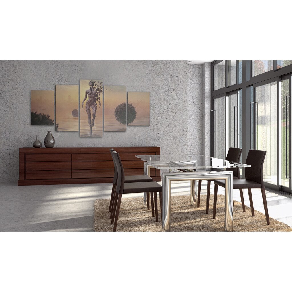 Tablou canvas 5 piese - Fragilitatea existentei - 100x50 cm