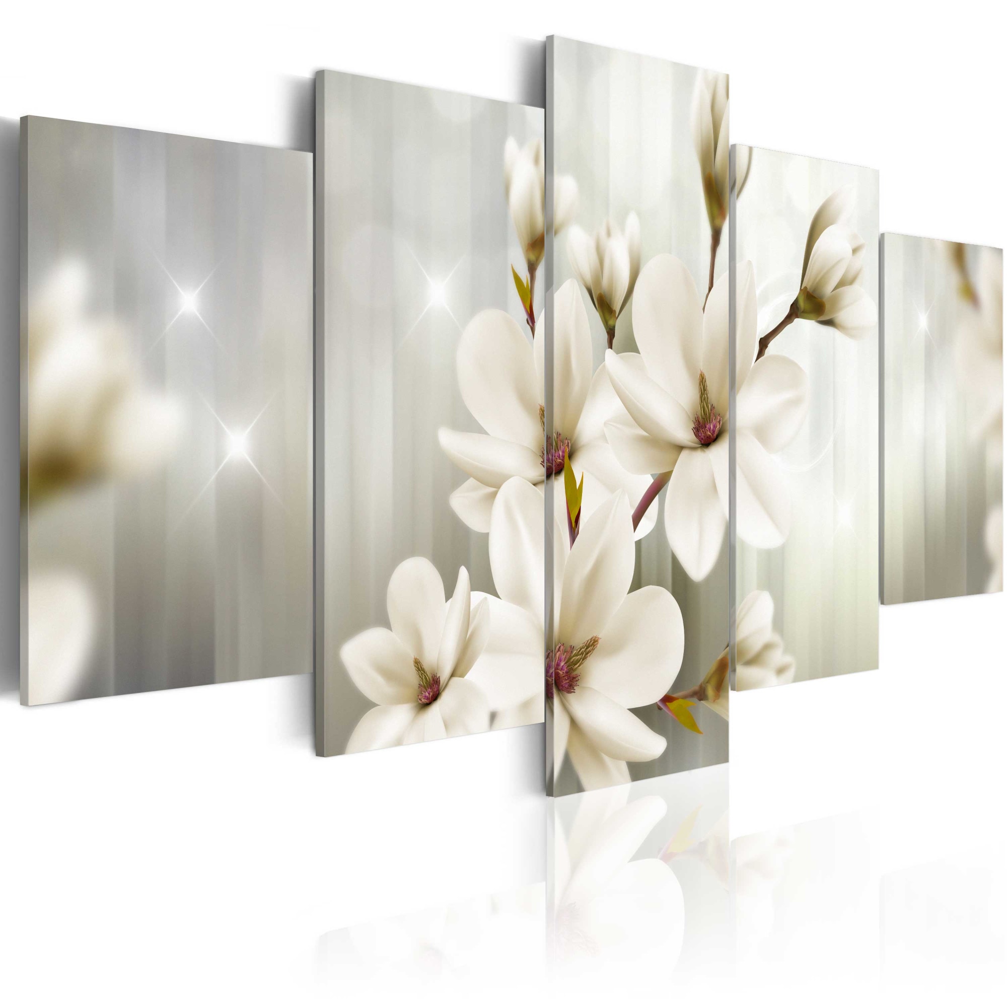 Tablou canvas 5 piese - Povestea diminetii - 200x100 cm