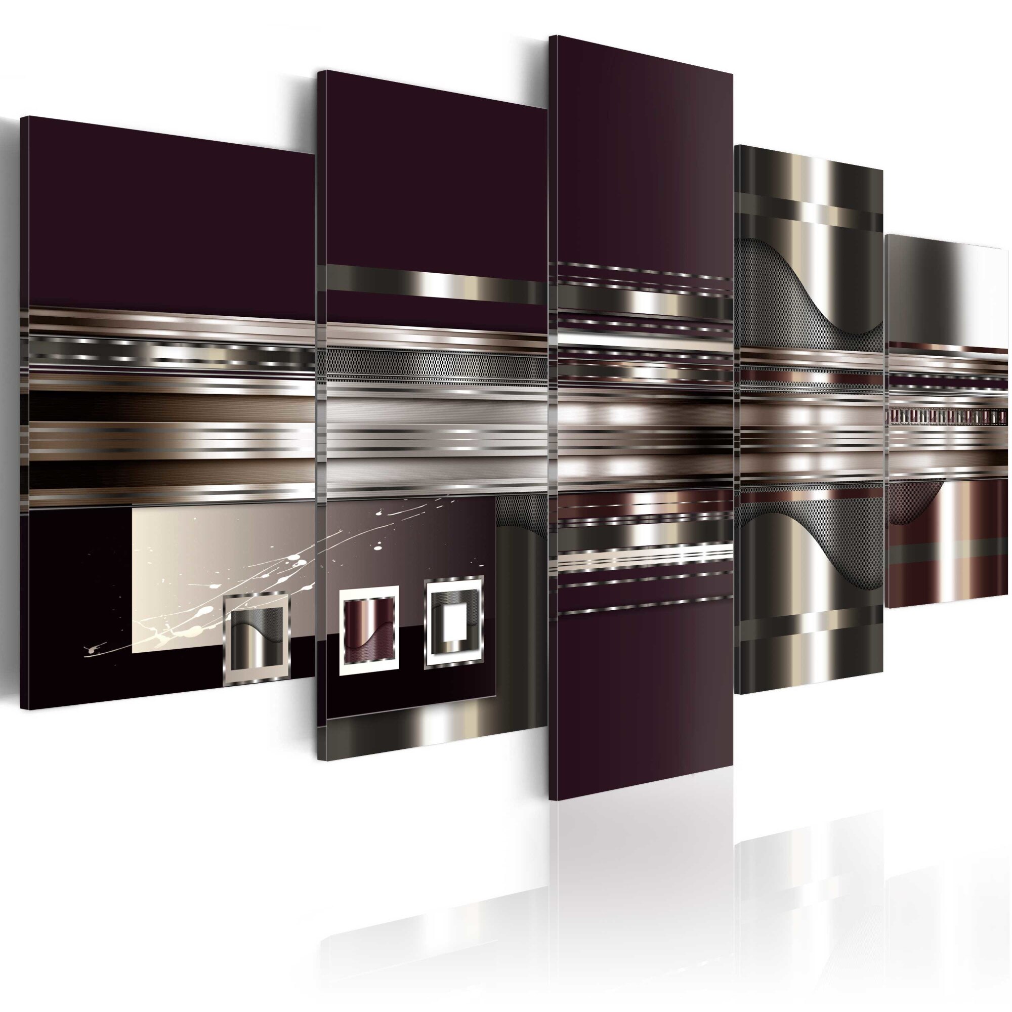 Tablou canvas 5 piese - Moment abstract - 200x100 cm