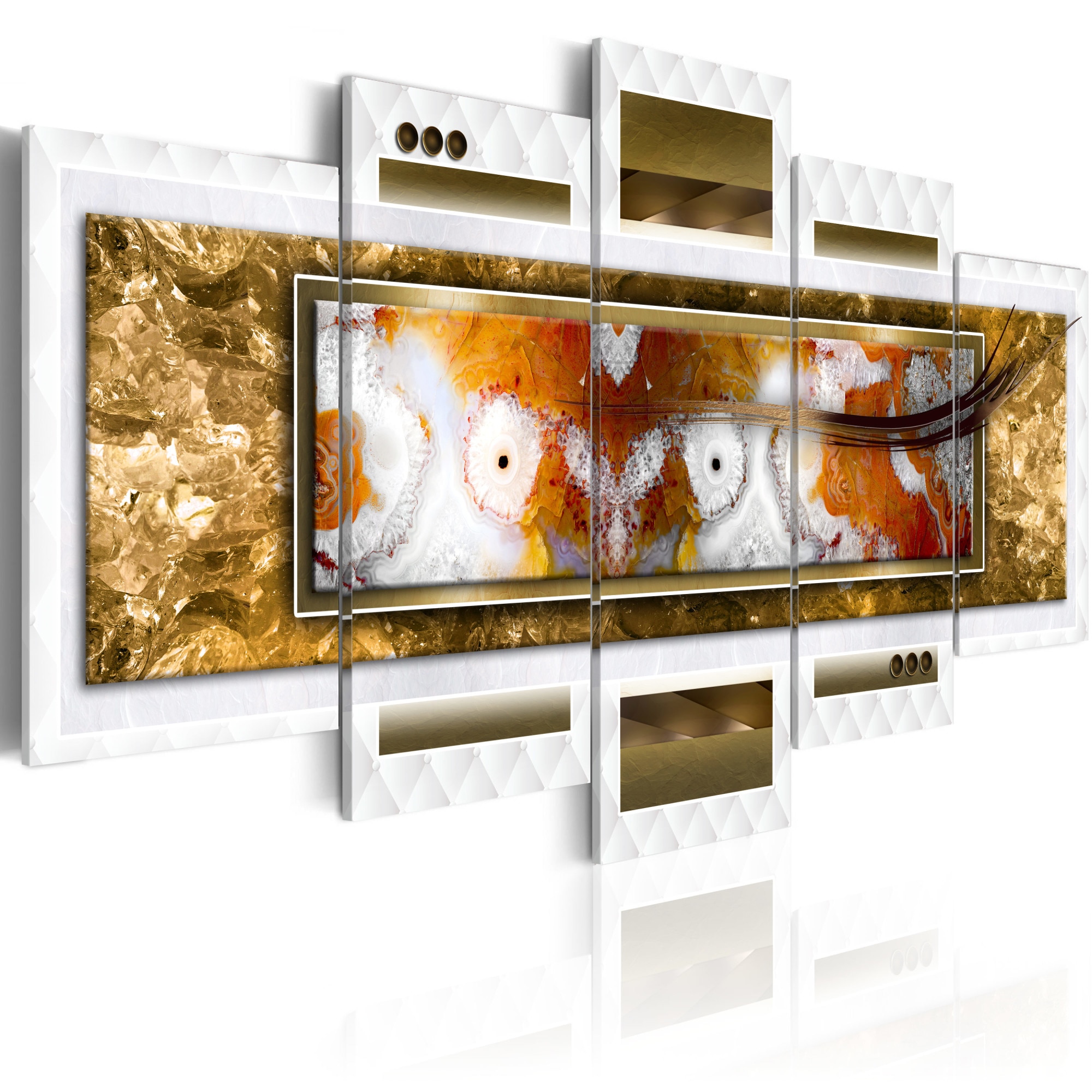 Tablou canvas 5 piese - Ascutirea zapezii - 100x50 cm