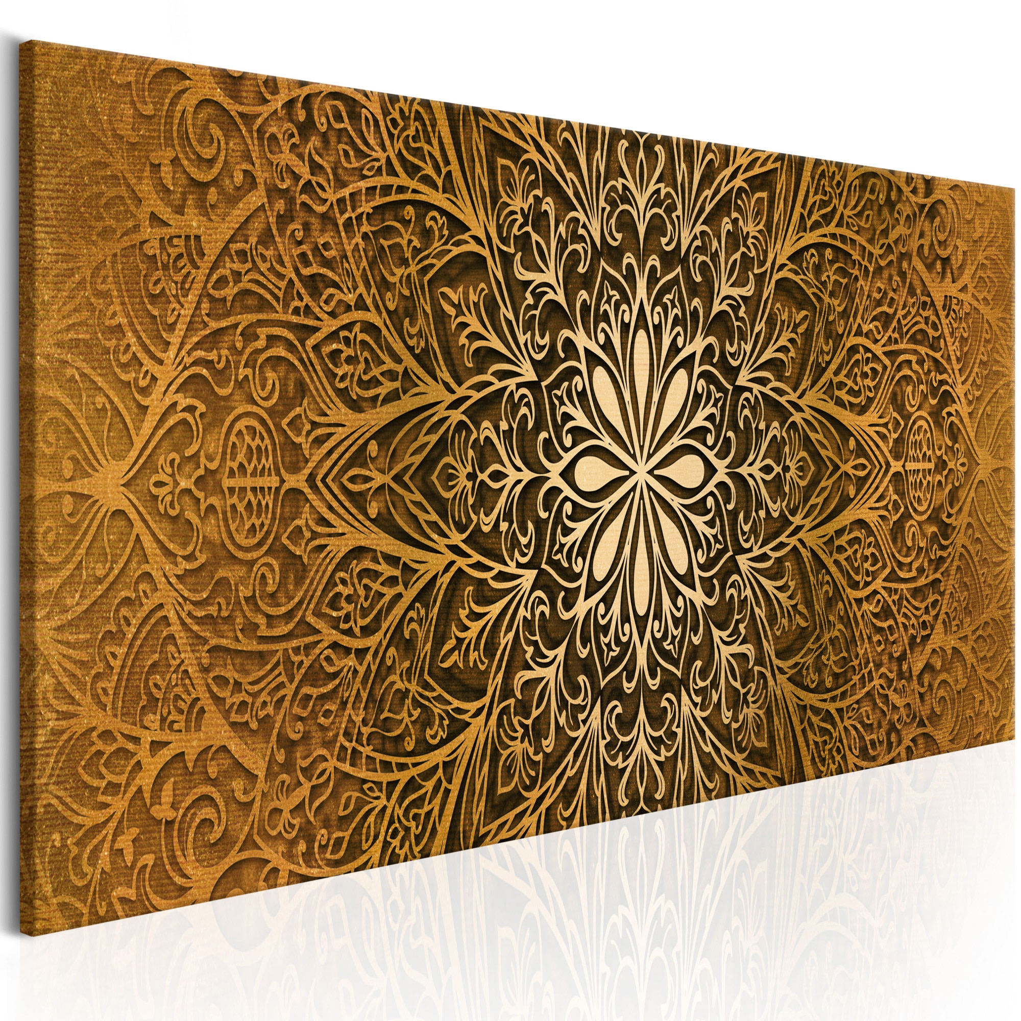 Tablou canvas - Golden Finesse - 135x45 cm