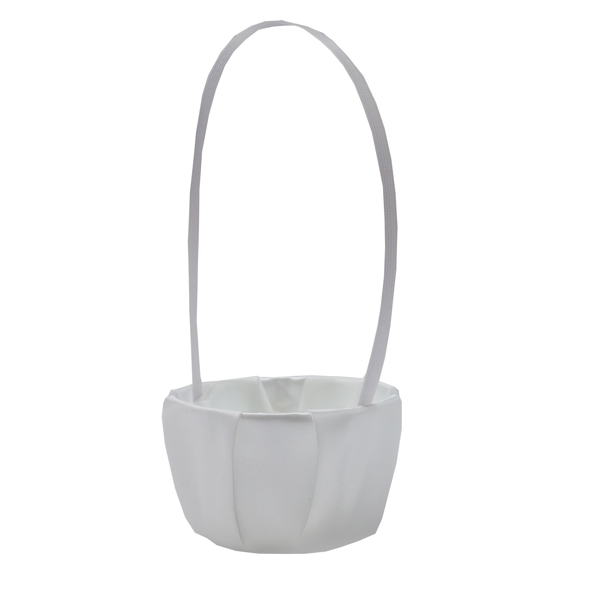 Cos pentru marturii botez, 12x7x5 cm, alb, dae1550