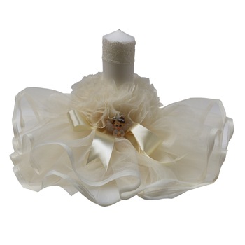 Lumanare pentru botez, ivoire, 30x7 cm, dae1601 Lumanare pentru botez, ivoire, 30x7 cm, dae1601