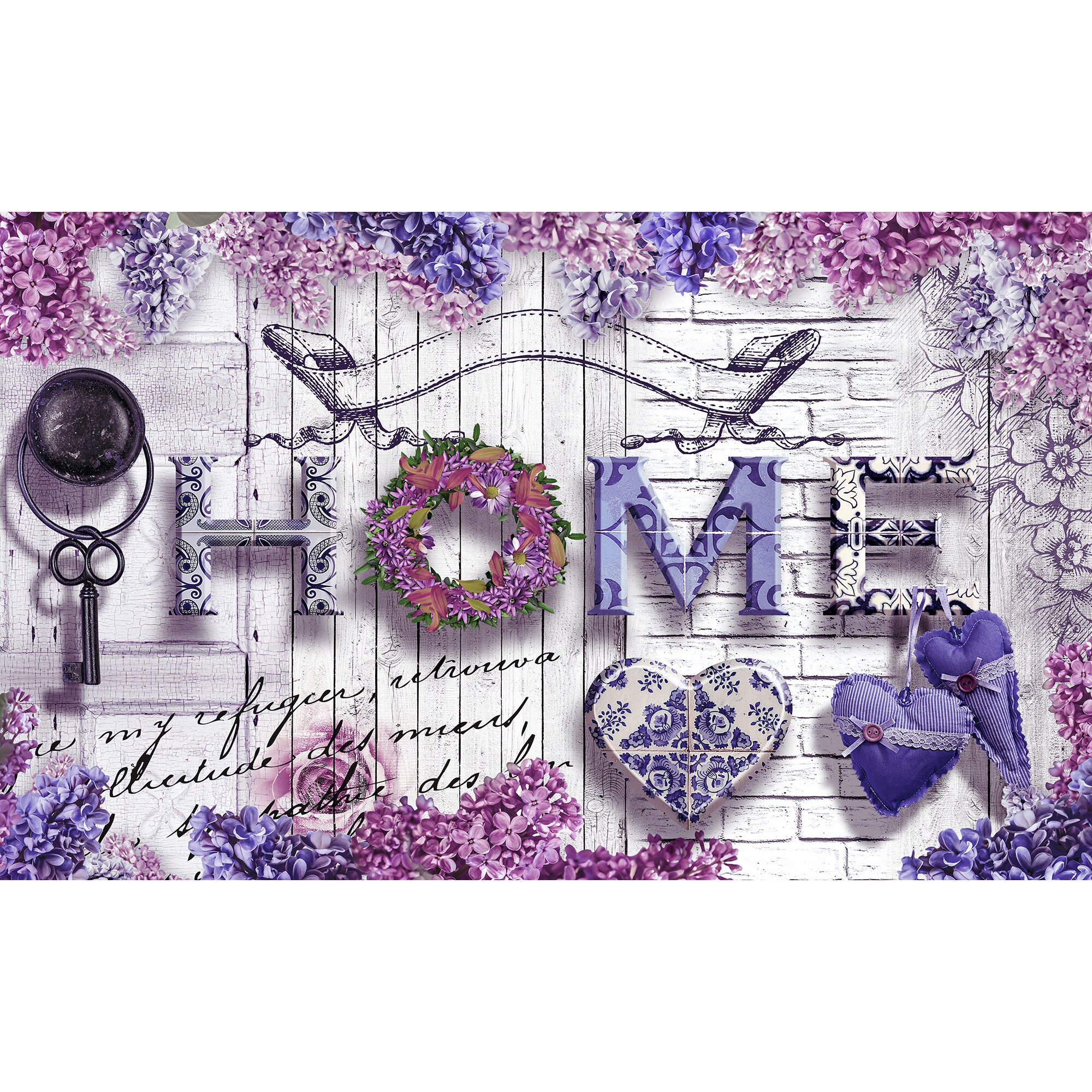 Fototapet DEGRETS 83460 Casa violet 254x368cm