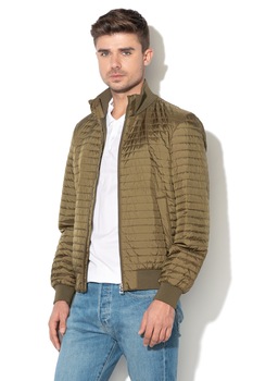 Geox, Jacheta bomber cu vatelina, Verde oliv Geox, Jacheta bomber cu vatelina, Verde oliv