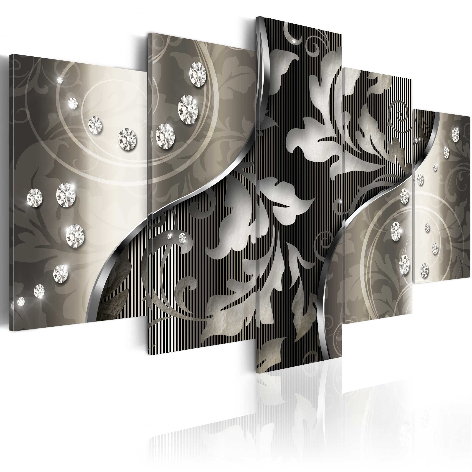 Tablou canvas 5 piese - Noapte de noapte - 200x100 cm