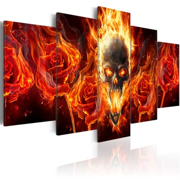 Tablou canvas 5 piese - Fiica craniana - 200x100 cm Tablou canvas 5 piese - Fiica craniana - 200x100 cm