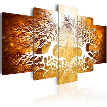 Tablou canvas 5 piese - Geneza iubirii - 200x100 cm Tablou canvas 5 piese - Geneza iubirii - 200x100 cm