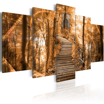 Tablou canvas 5 piese - Bateti pe usile cerului - 100x50 cm Tablou canvas 5 piese - Bateti pe usile cerului - 100x50 cm