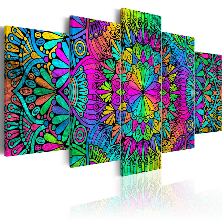 Kép Artgeist Mandala: Peacock Feathers, 200 x 100 cm