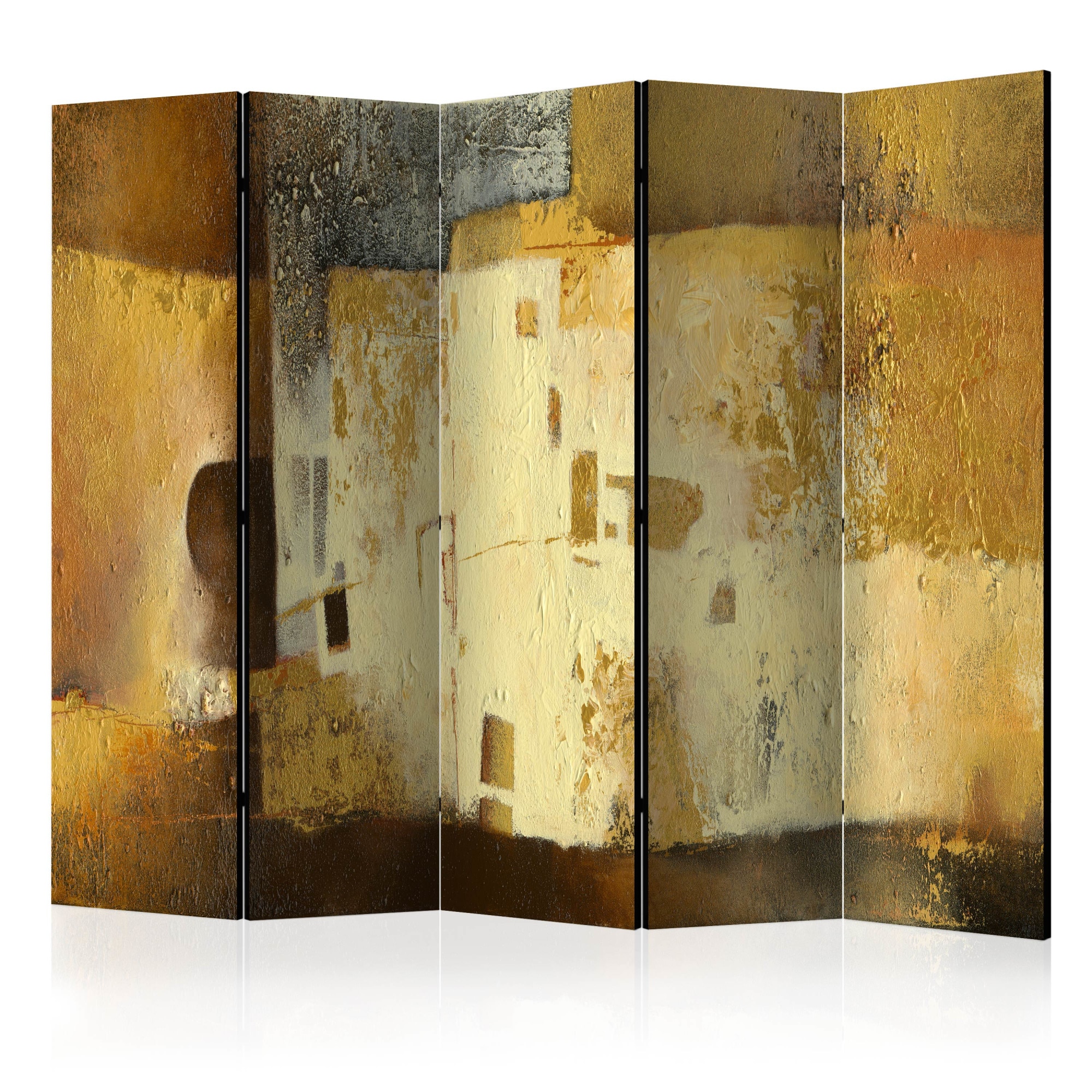 Paravan din 5 parti - Golden Oddity II - 225x172cm