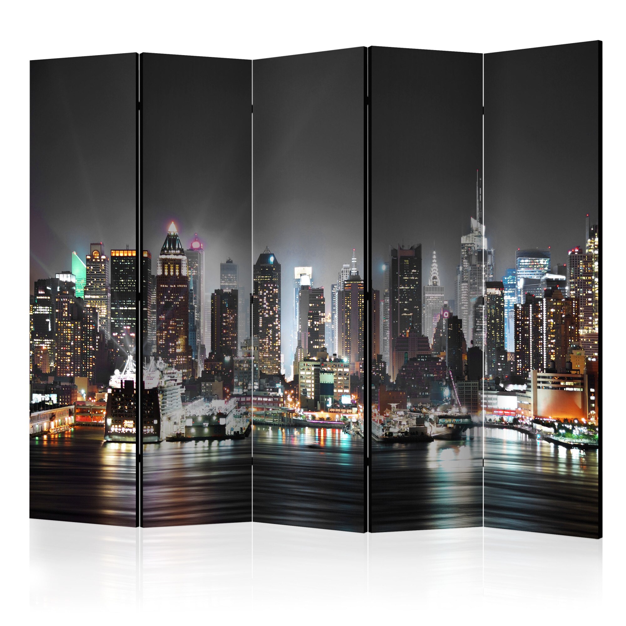 Paravan din 5 parti - New York II - 225x172cm