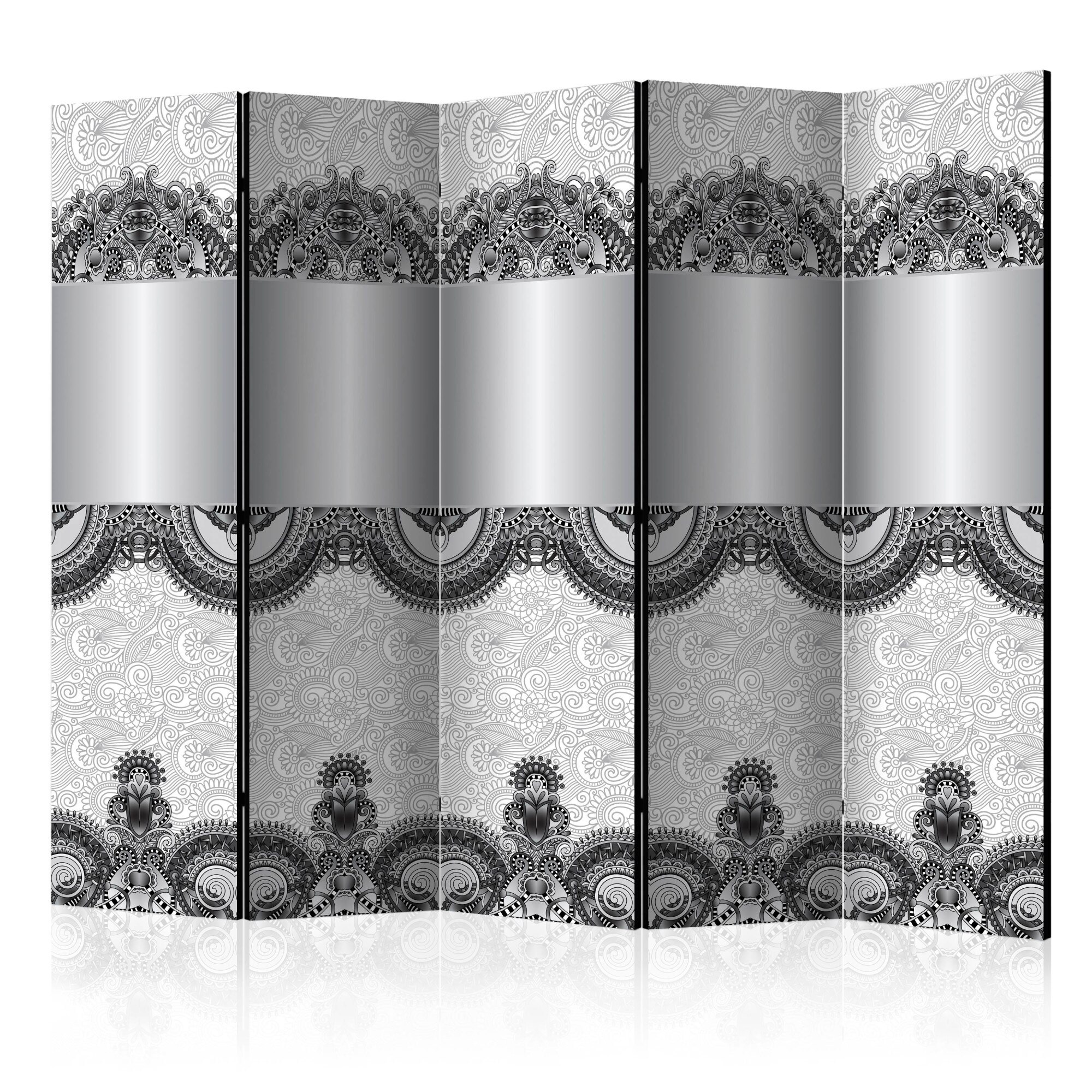 Paravan din 5 parti - Room divider - Abstract pattern II - 225x172cm