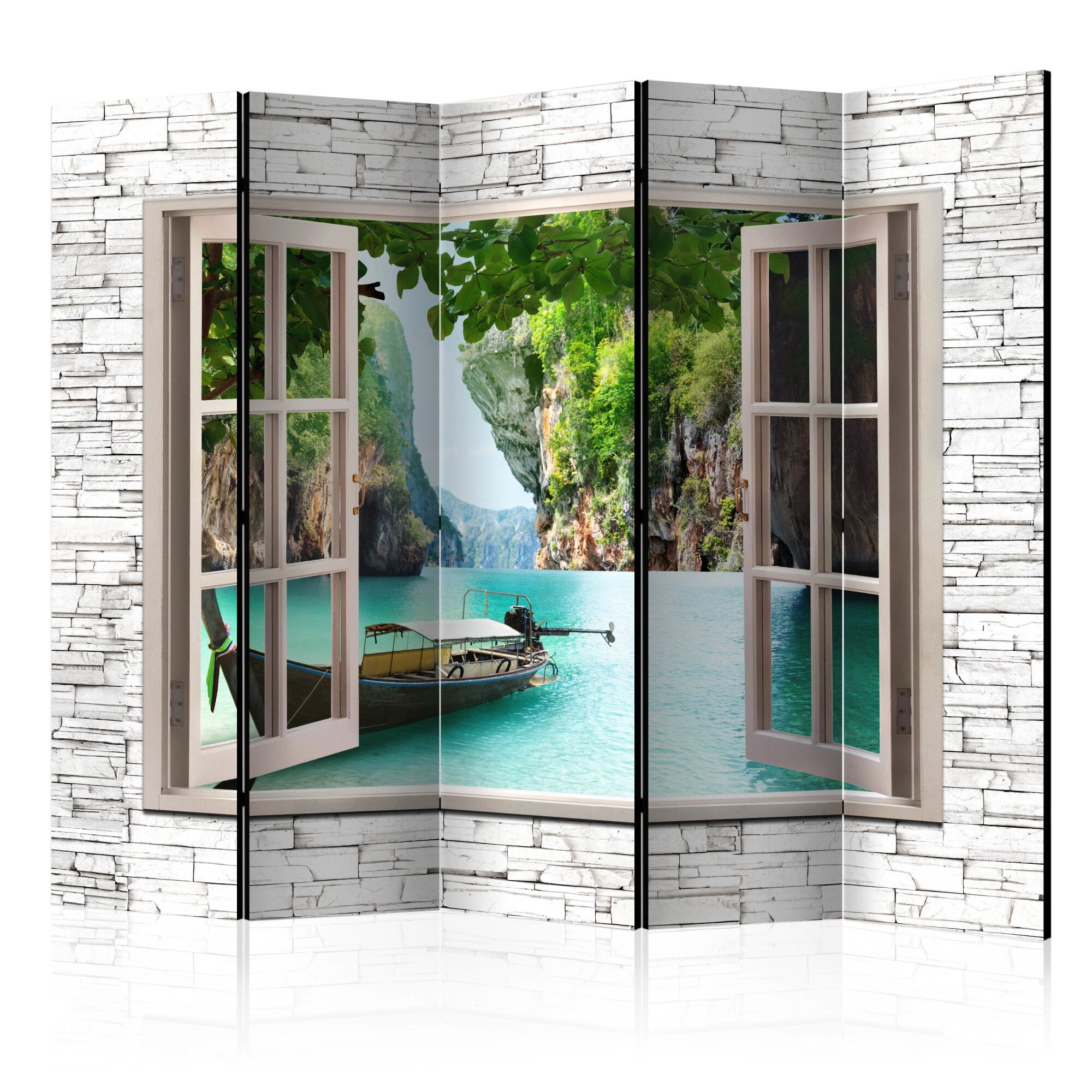 Paravan din 5 parti - Thai Paradise II - 225x172cm