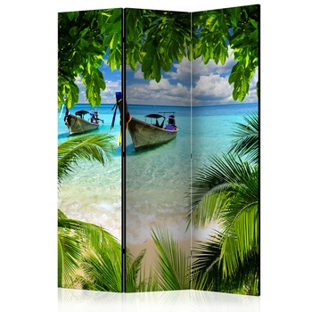 Paravan din 3 parti - Tropical Paradise - 135x172cm Paravan din 3 parti - Tropical Paradise - 135x172cm