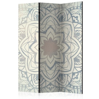 Paravan din 3 parti - Winter Mandala - 135x172cm Paravan din 3 parti - Winter Mandala - 135x172cm
