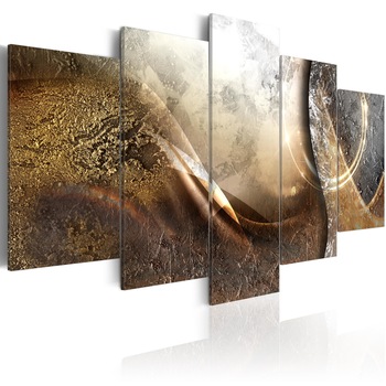 Tablou canvas 5 piese - Planeta Lunara - 200x100 cm Tablou canvas 5 piese - Planeta Lunara - 200x100 cm