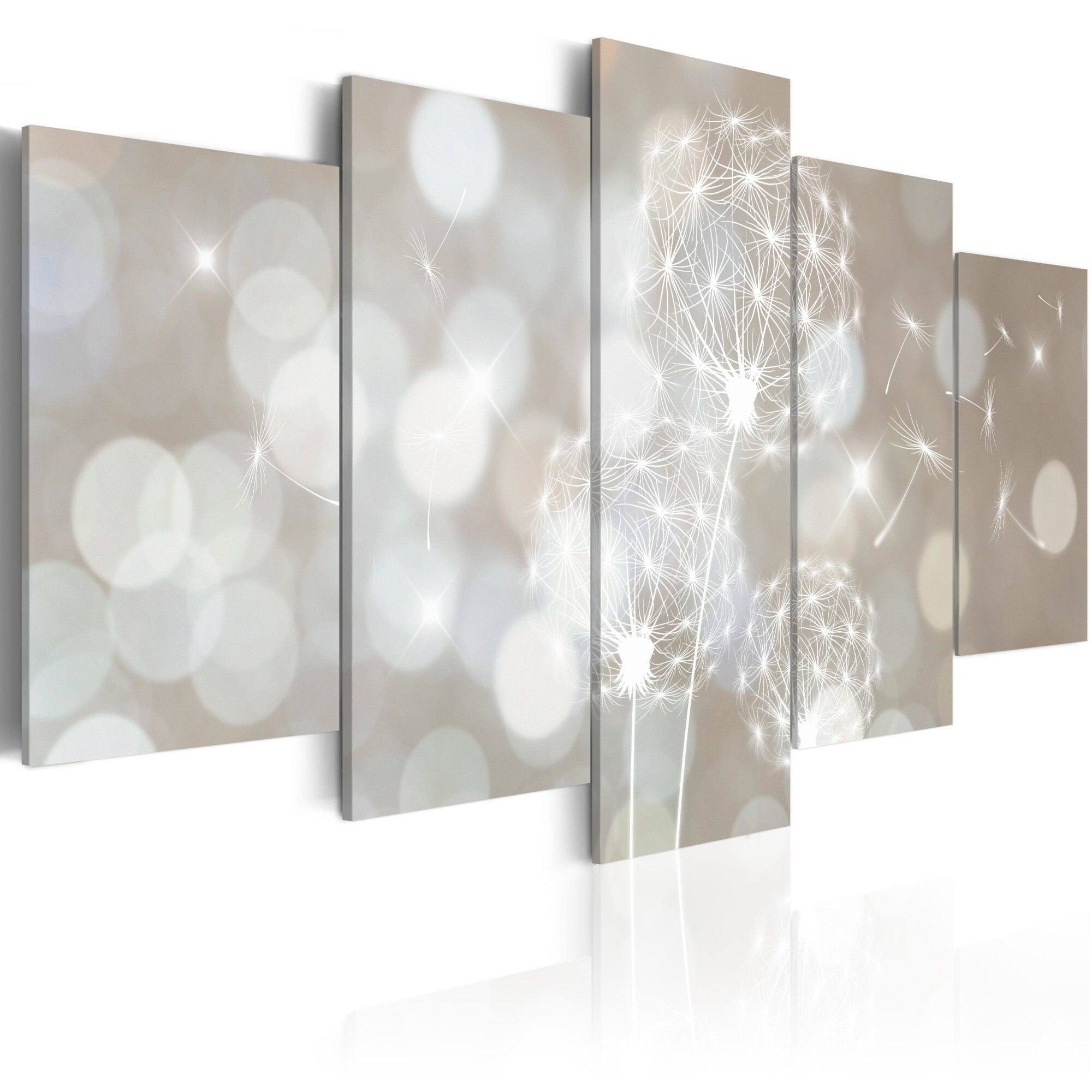 Tablou canvas 5 piese - Consideratia de dimineata - 100x50 cm