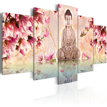 Tablou canvas 5 piese - Siddhartha - 100x50 cm Tablou canvas 5 piese - Siddhartha - 100x50 cm