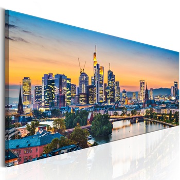Tablou canvas - Seara de la Frankfurt - 120x40 cm