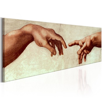Tablou canvas - Degetul lui Dumnezeu - 150x50 cm