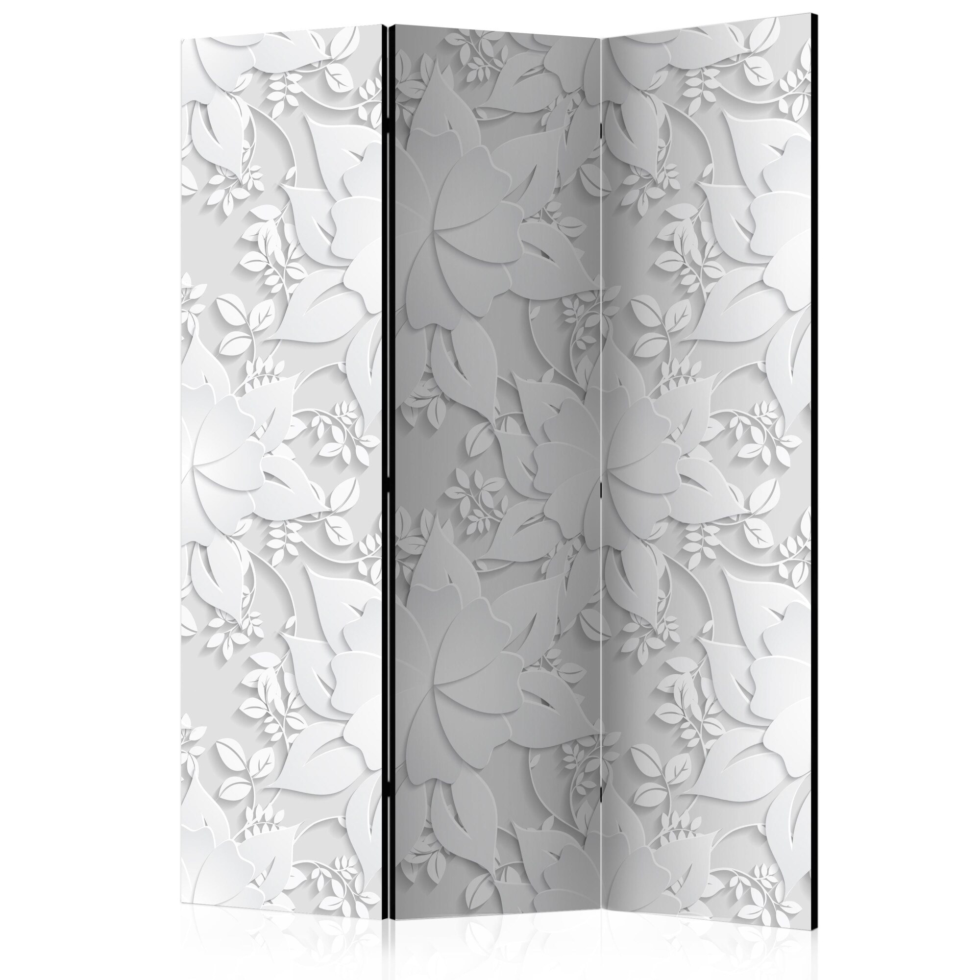 Paravan din 3 parti - Room divider /-/ Flowers I - 135x172cm