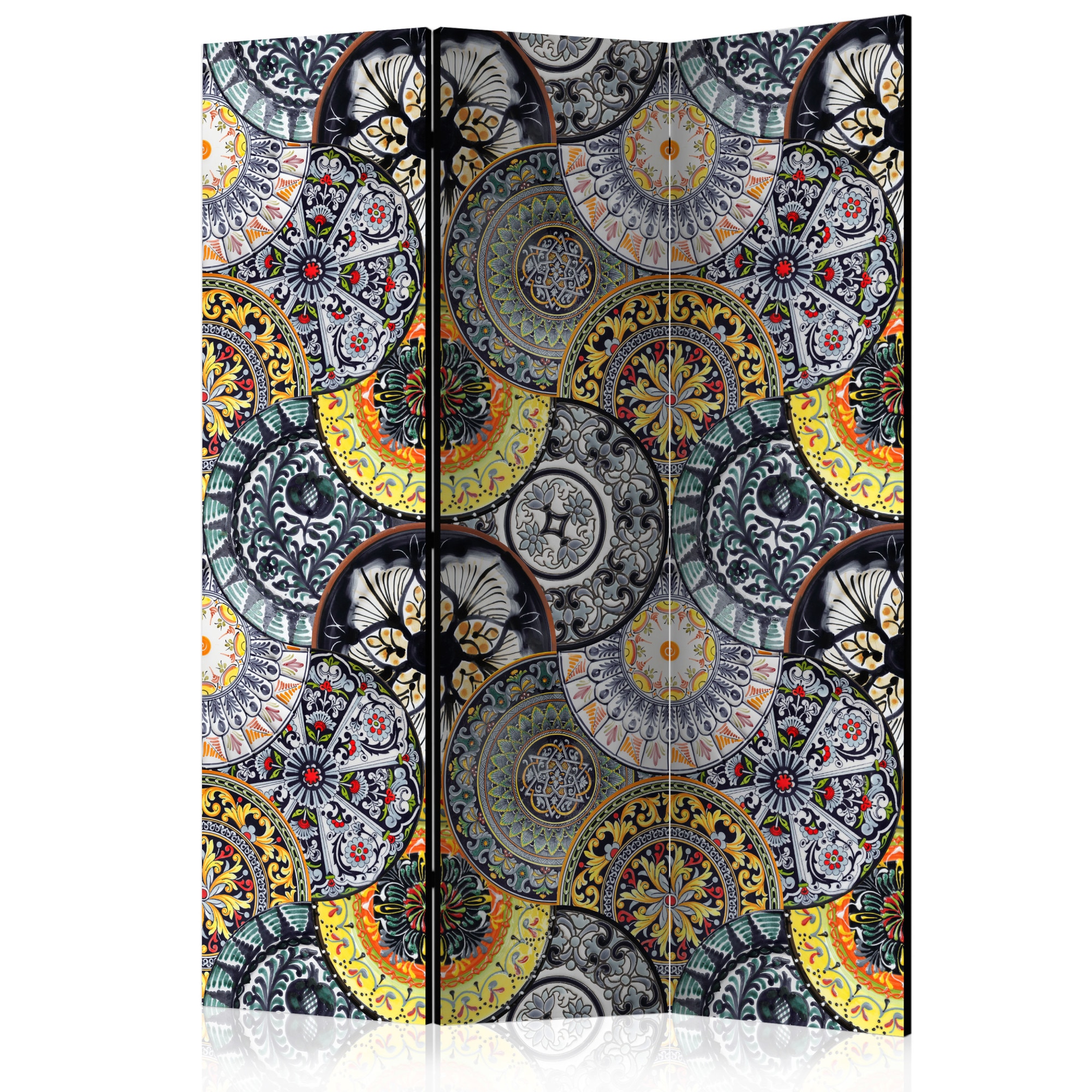 Paravan din 3 parti - Painted Exoticism - 135x172cm