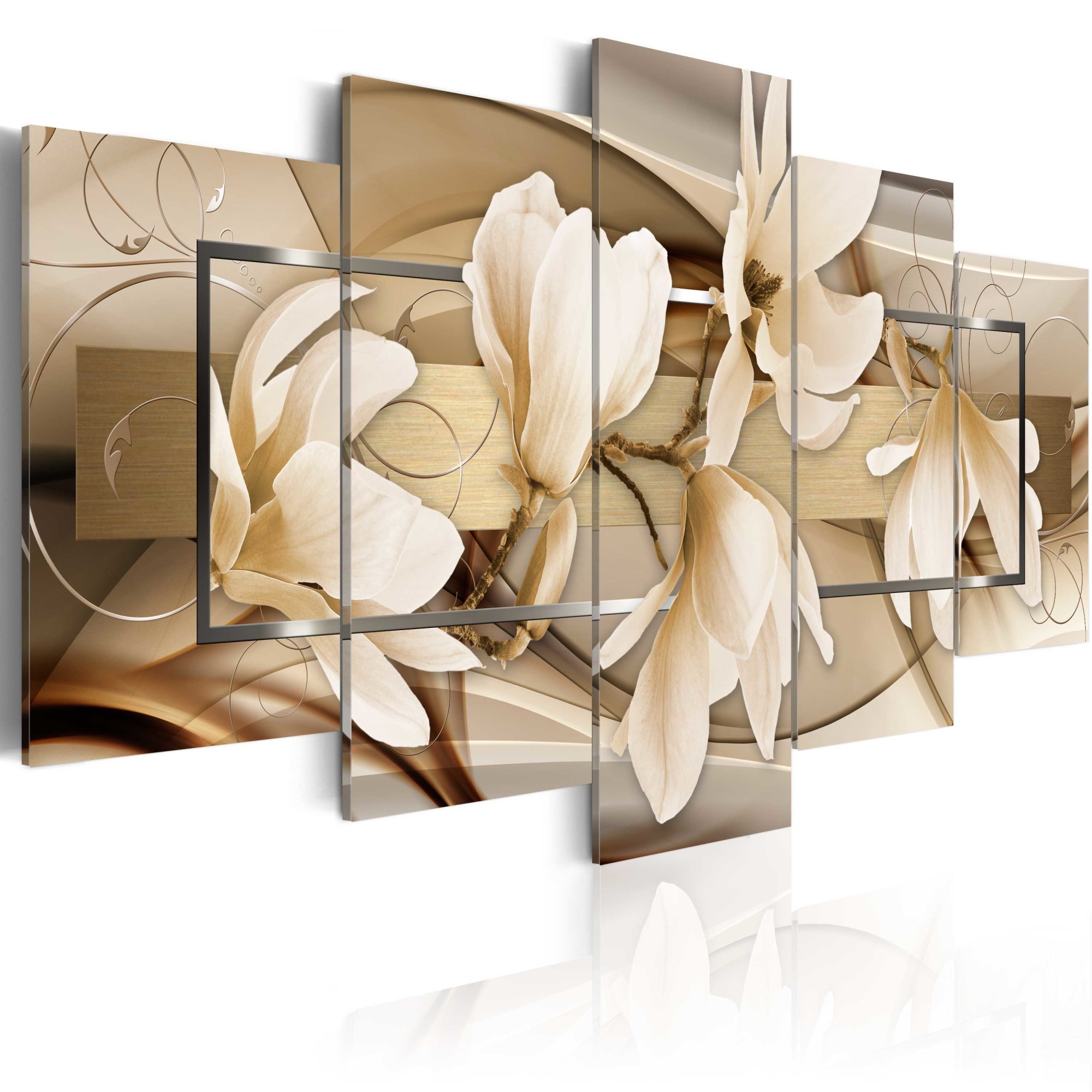 Tablou canvas 5 piese - Dansul dragut - 200x100 cm