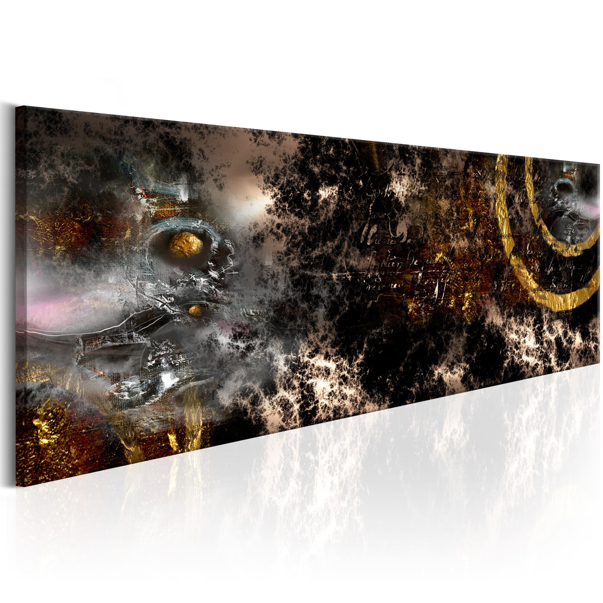 Tablou canvas - Galaxia de Aur - 120x40 cm