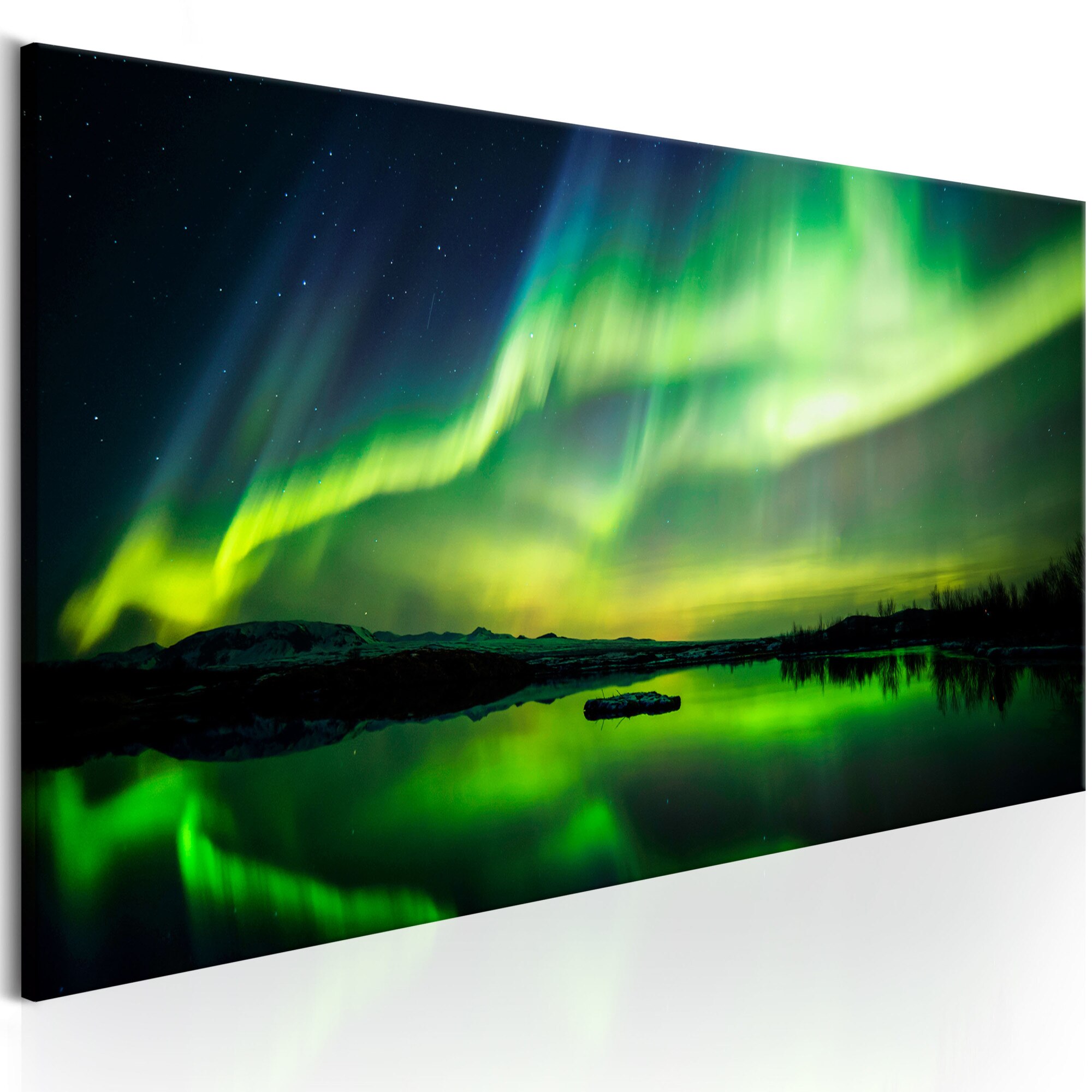 Tablou canvas - Green Sky - 120x40 cm