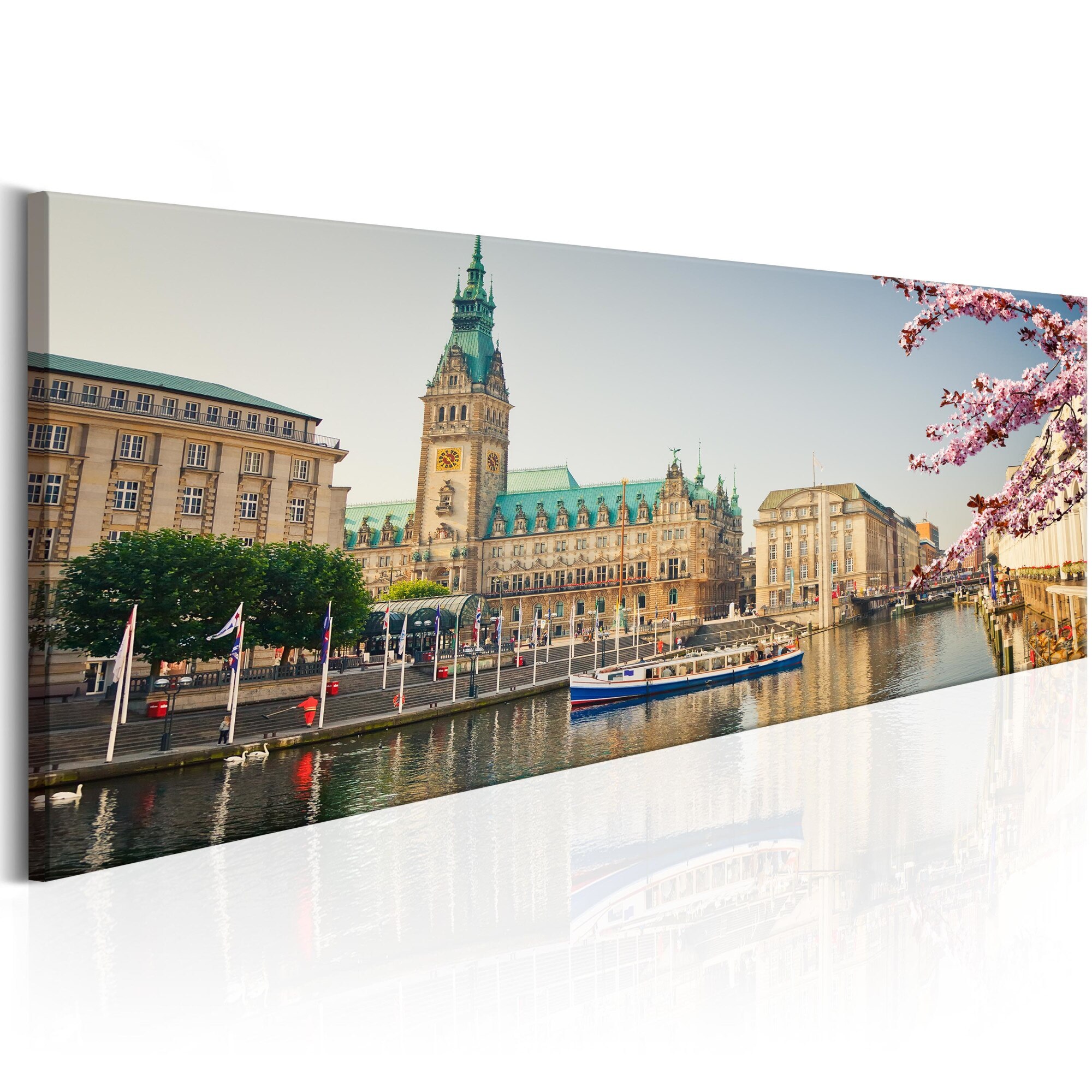 Tablou canvas - Hamburg Primaria - 135x45 cm