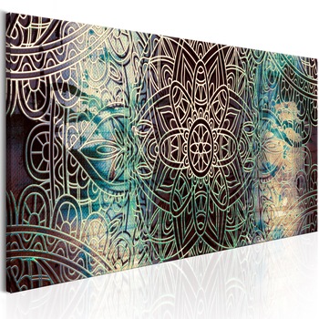 Tablou canvas - Mandala: Nodul pacii - 135x45 cm