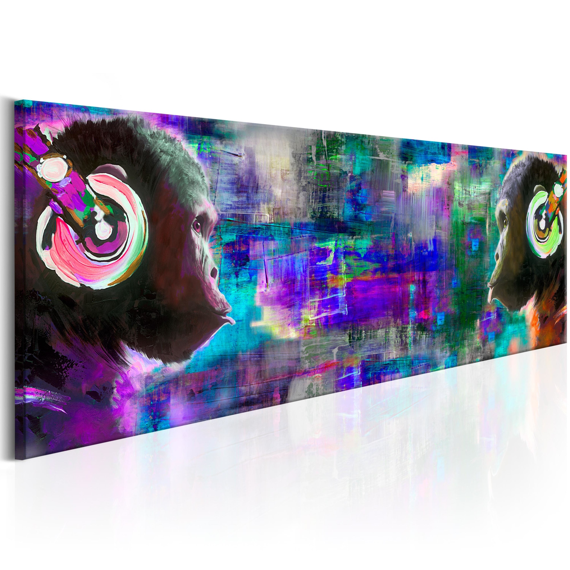 Tablou canvas - Rivalitatea muzicala - 150x50 cm