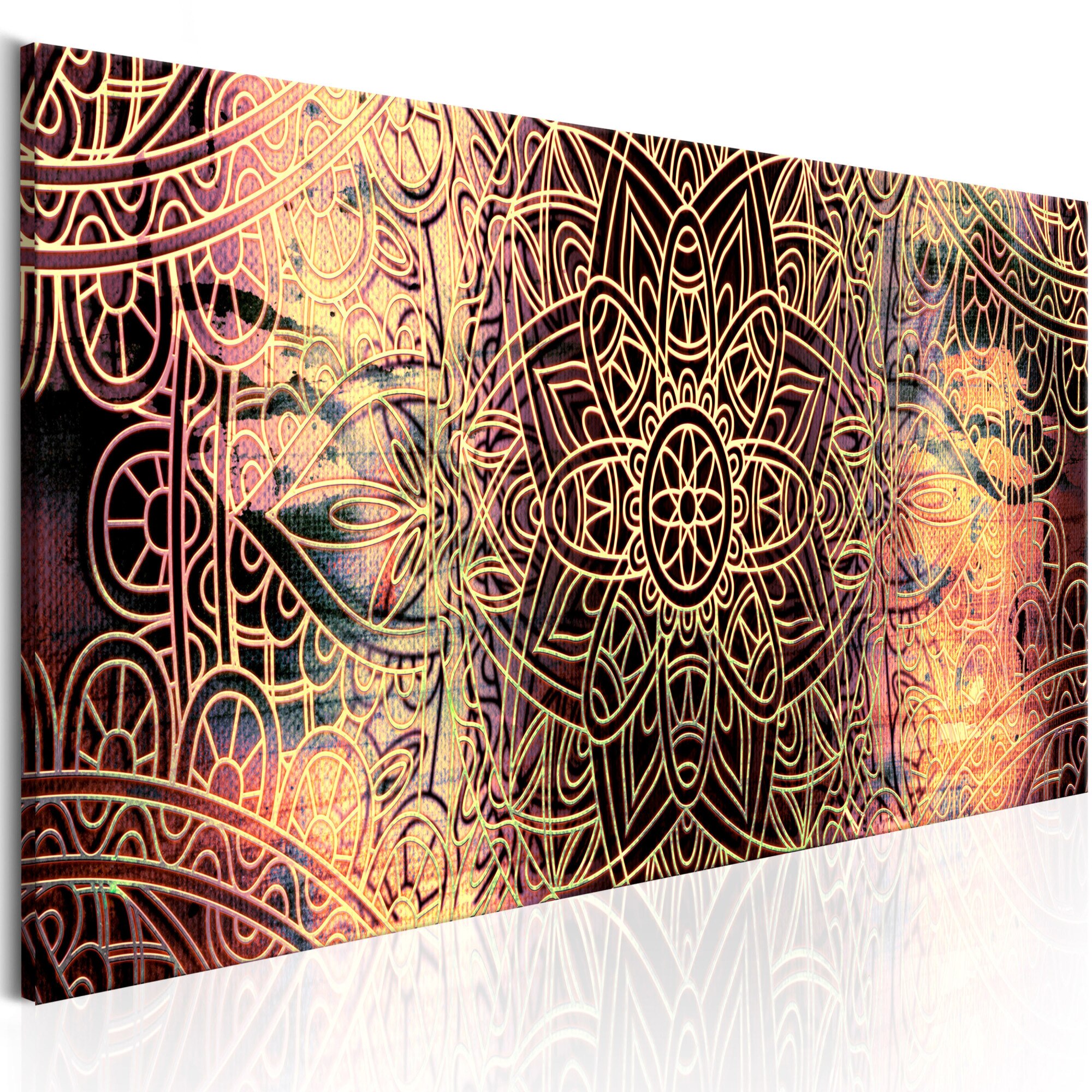 Tablou canvas - Mandala: Poezie Insorita - 120x40 cm