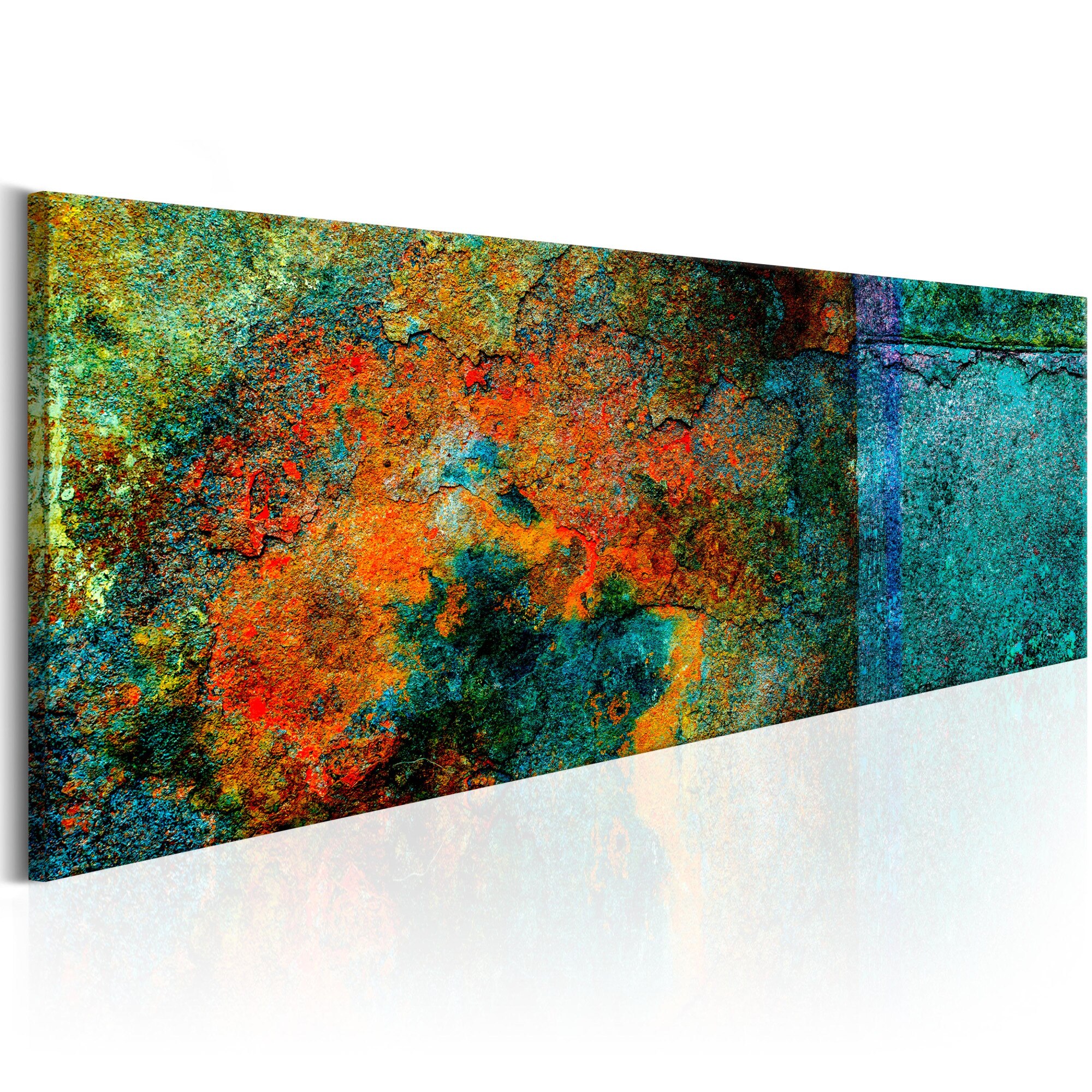 Tablou canvas - Kaleidoscopul metalic - 150x50 cm