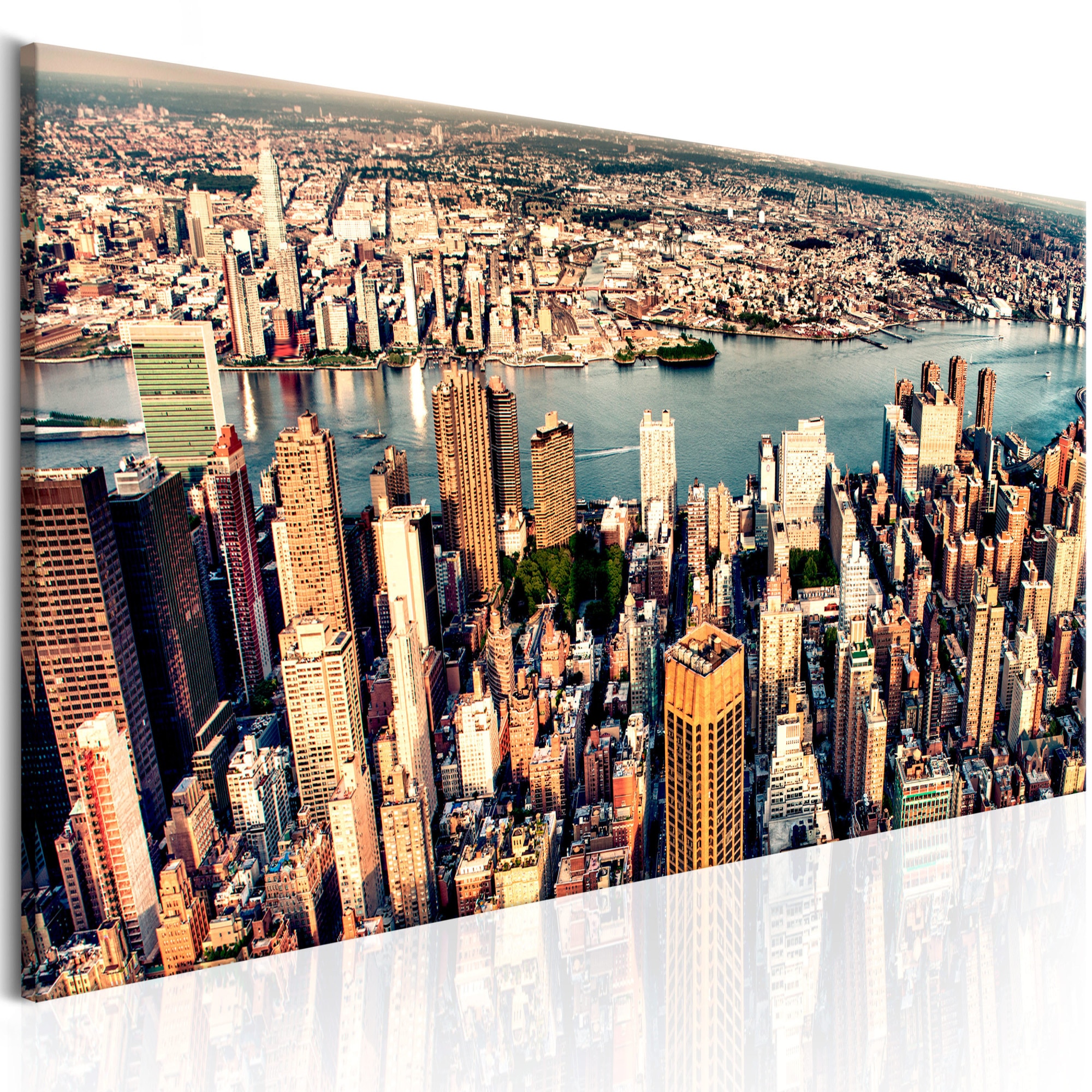Tablou canvas - Panorama din New York - 120x40 cm