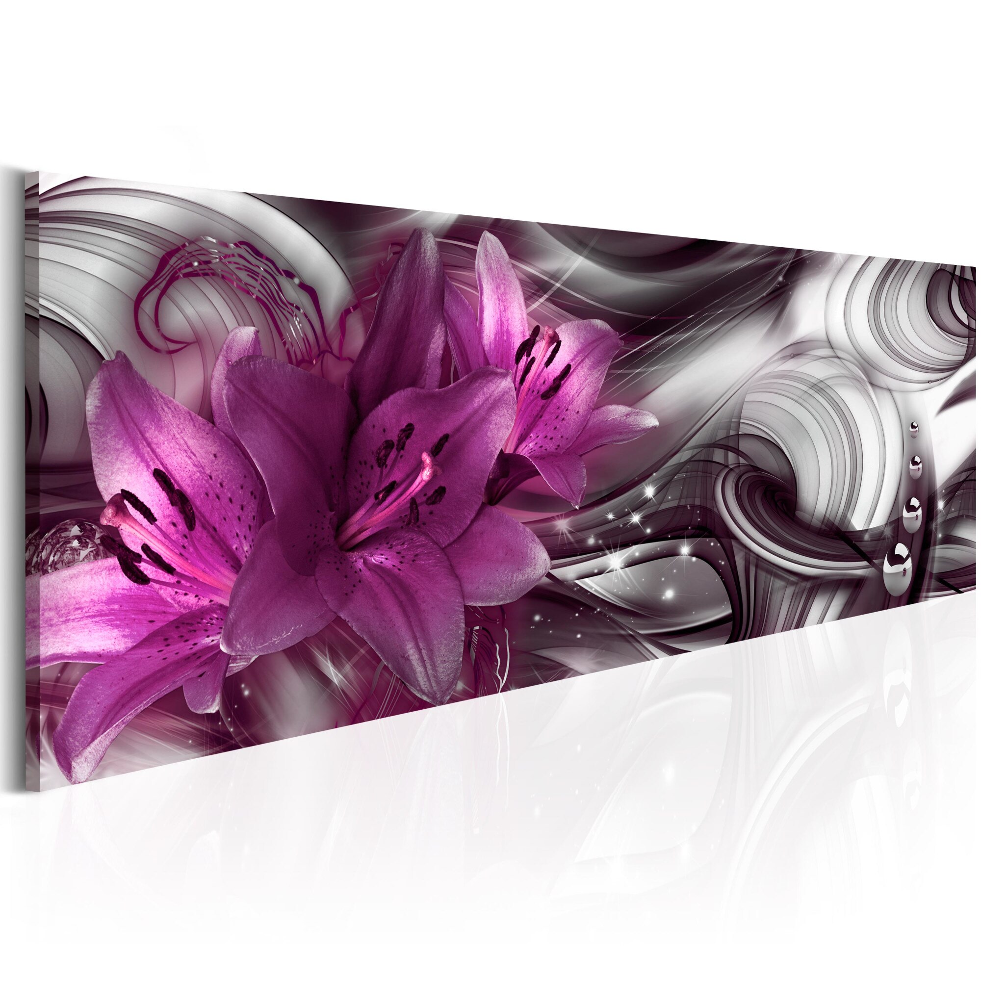 Tablou canvas - Purpurie - 150x50 cm