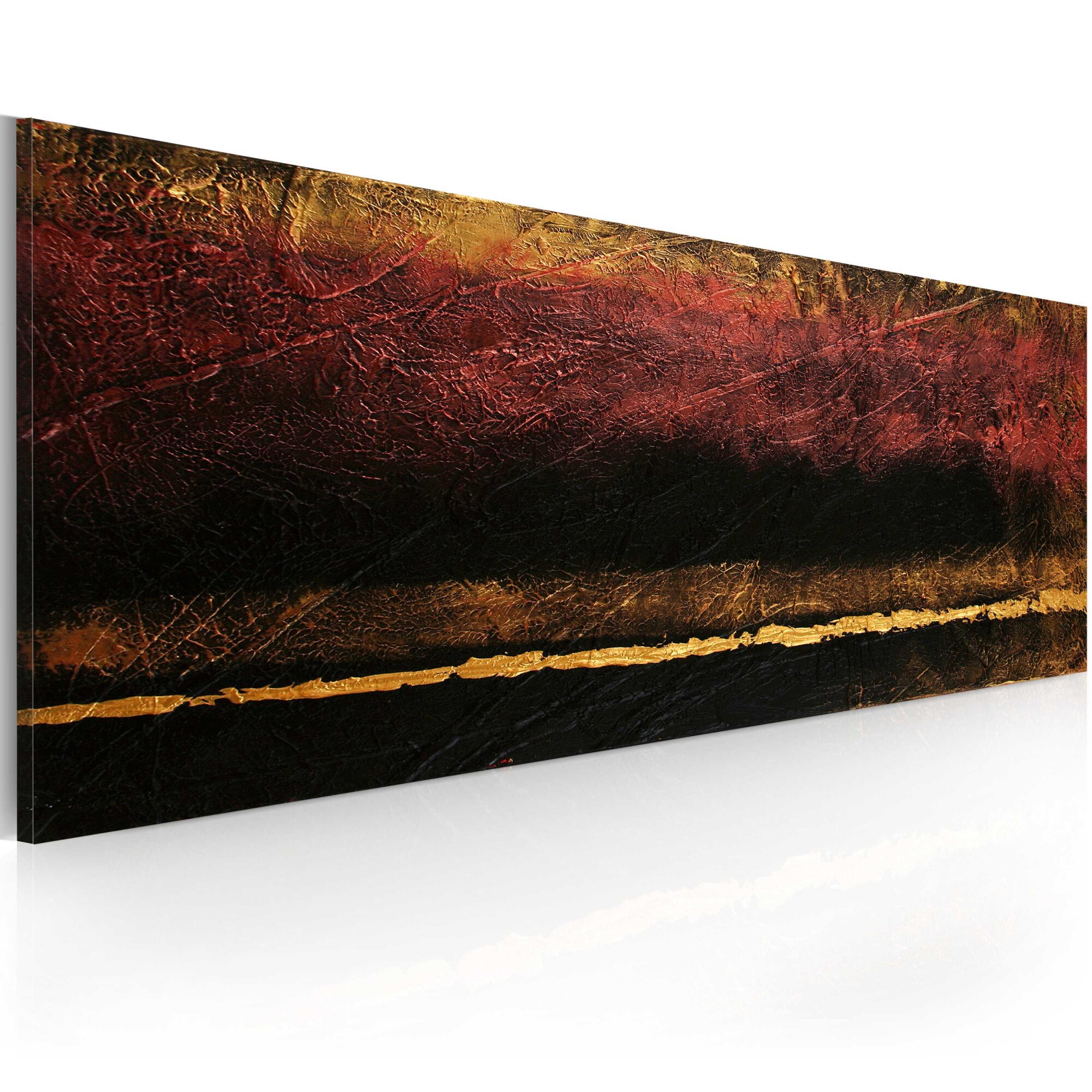 Tablou pictat manual - judecata de apoi - 100 x 40 cm